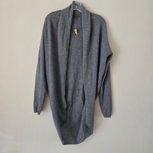 RED ENEVELOPE Women's 100% Cashmere Size Small Gray Long